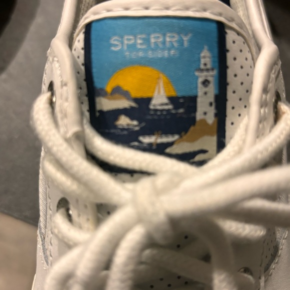 Sperry Top Slider Soletide Sneaker in White - Size 7 - Picture 3 of 16